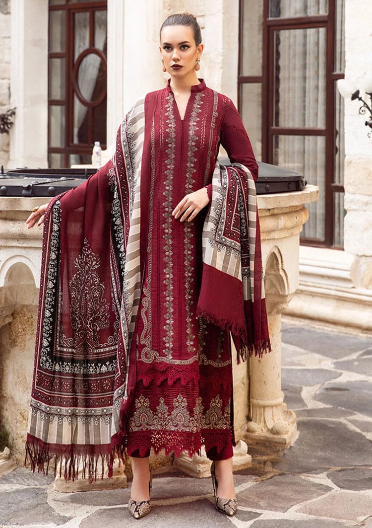 Maria B. Luxury Dhanak Emb 3PC BS-705