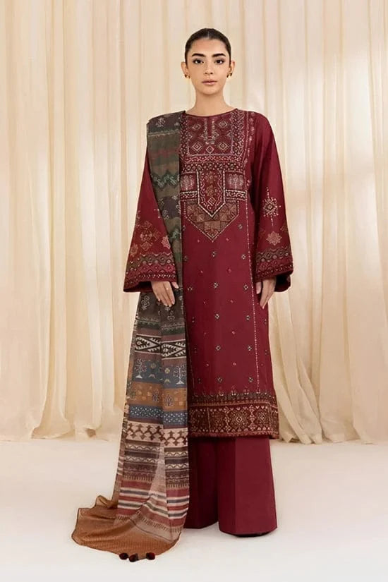 Sapphire Luxury Dhanak Emb 3PC BS-713