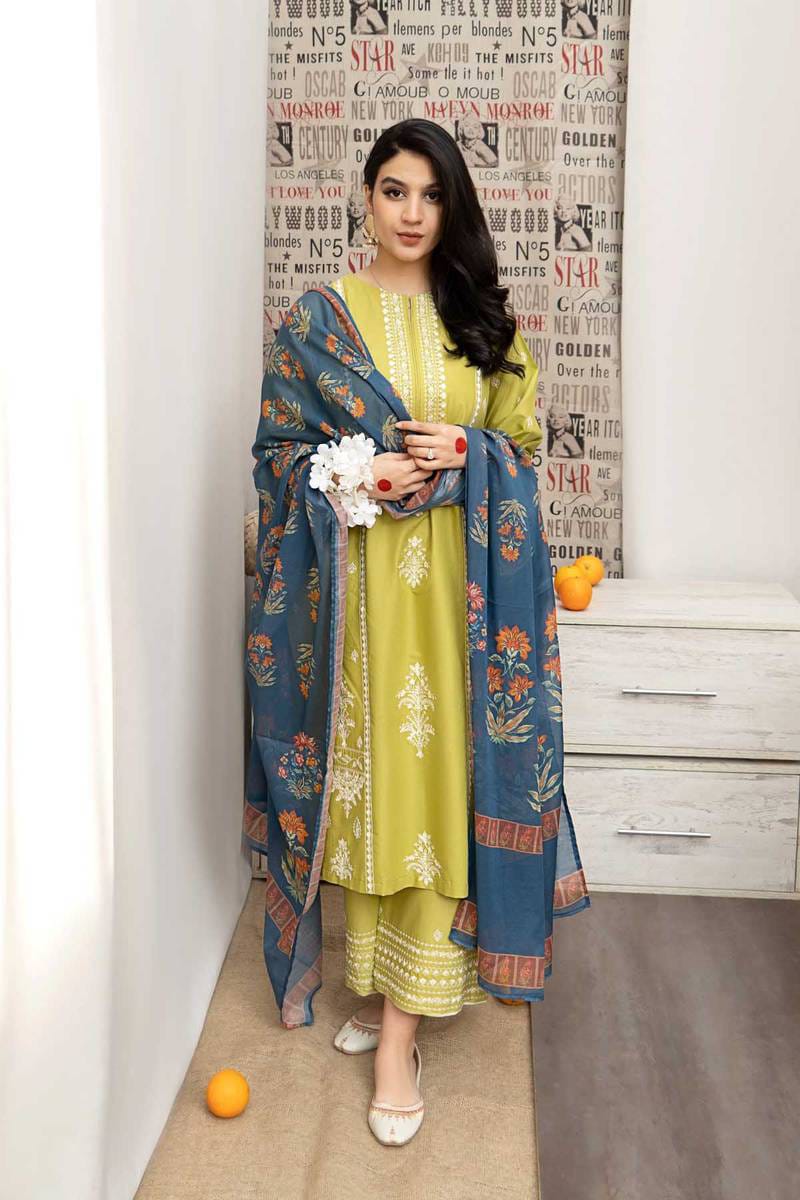 Urge Luxury Dhanak Emb 3PC BS-714