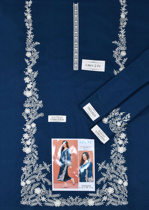 AZURE HEAVY EMB 2’PC BS-903