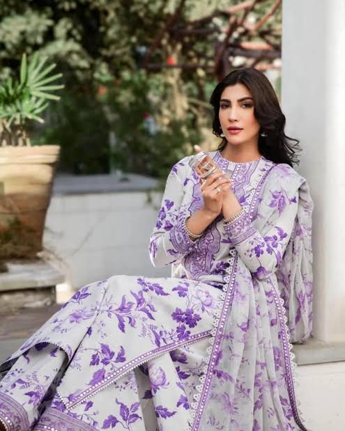 ANEELA’S LUXURY PRINTED LAWN EMB 3’PC